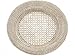 KOUBOO Round Rattan Charger Plate, White Wash (Pack of 2), 12.5 inches x 12.5 inches