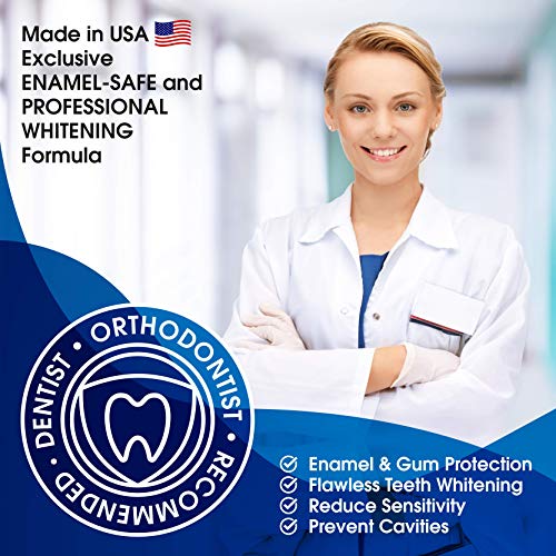 Dental Duty Teeth Whitening Kit - 2 Whitening Pens, 35% Carbamide Peroxide Gel,14 Strips & LED Light for Whiter Teeth- Effectively Whitens, Whiter Tooth, Best Stain Remover for Bright White HiSmile
