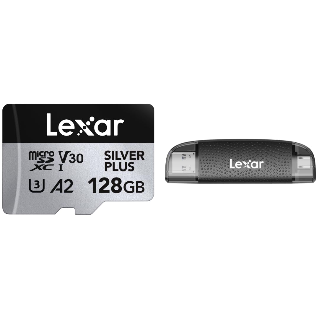 Lexar Dual-Slot USB-A/C Reader, 205MB/s Transfer