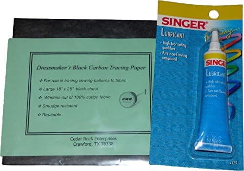 Singer- Lubricant 2129 and Dressmaker's Carbon Tracing Paper by CRE