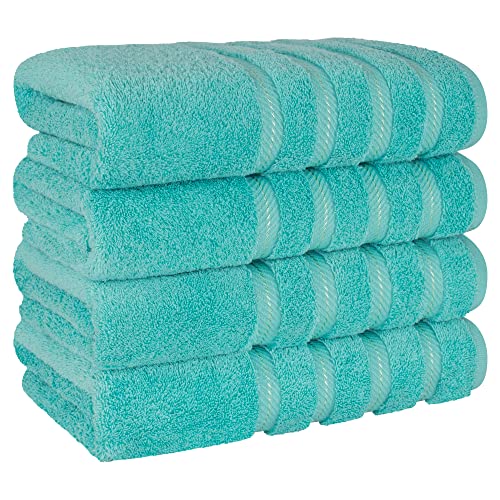 American Soft Linen Luxury 4 Piece Bath Towel Set, 100 Turkish Cotton