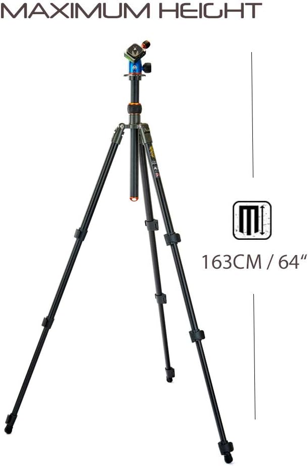 3 Legged Thing Punks Patti Magnesium Alloy Flip Lock Tripod - Adjustable, Multi-use Camera Tripod for Everyday Photography (PATTI) - Image 5