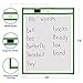 Alfabeto Pack of 30 Dry Erase Pockets - 10 Colors - Reusable Dry Erase Sleeves - Perfect for Classroom Organization - Teaching/School Supplies - Oversized 10 X 13 inches