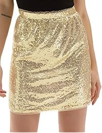Minifalda de lentejuelas para dama