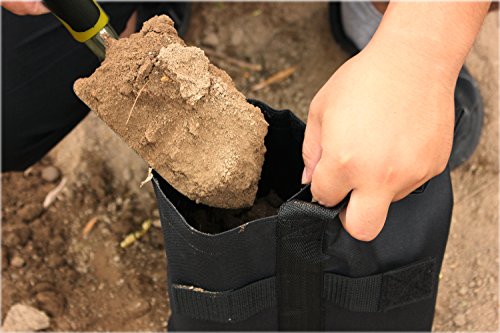 YELAIYEHAO 4 PCS Weights Bag for Pop up Canopy Tent Weighted Feet Bag Sand Bag with 1 Gardening Shovel (4+1) - Thumbnail 5