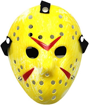 Shinybaby Cosplay Costume Halloween Party Cool Mask for Men (Yellow)