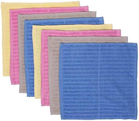 The Linen Company 100% Cotton Towel Set of 8 - Assorted
