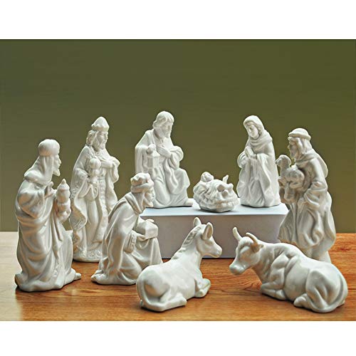 Exblue Holiday Nativity Set, 7-Inch Nativity Scene Figure for Kids - Christmas Figurine Indoor or Outdoor, 9PCS - Thumbnail 7