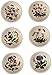 Portmeirion Botanic Garden Individual Fruit Salad Bowls, Set of 6 Assorted Motifs