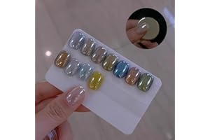 GZMAYUEN White Pearl Chrome Nail Powder, Summer Mirror Effect Chrome Powder for Gel Nails, Iridescent Pearlescent Glitter Nail Pigment Powder for Nail Art Decorations