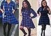 olrain Womens Plaids V Neck Long Sleeve Irregular Hem Casual Shirt Dress Large Blue