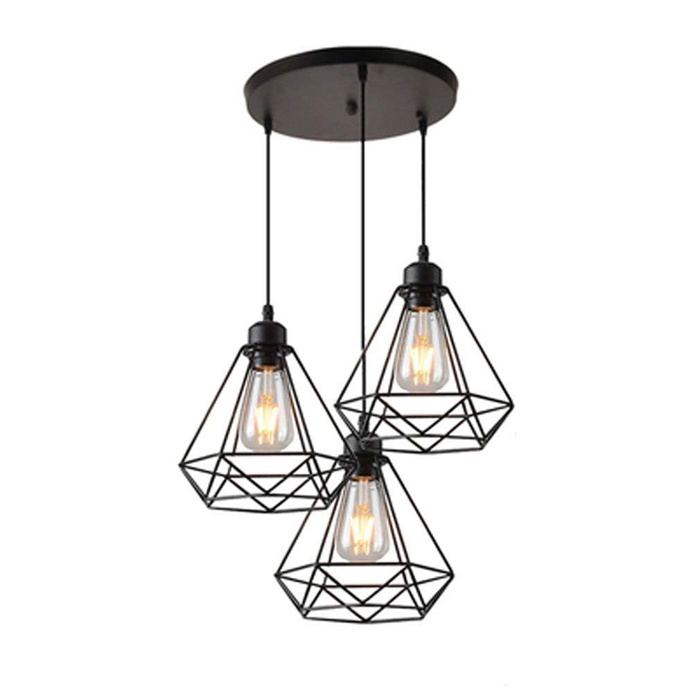 Amazon Com Zzc Lustre Suspension Industrielle Geometrie Nid