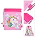 DRAGONFLYDREAMS 12 Pack Unicorn Bags Cute Drawstring Party Bag for Unicorn Party Supplies