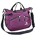 Vbiger Messenger Bag Handbags For Women Water Resistant Nylon Fabric Shoulder Bag (Purple)