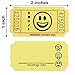 Bundle of 4 Rolls: Raffle Roll of 2,000 Consecutively Numbered Tickets, Assorted Emoji Crying, Smiling, Tear Drop, Wink, Sunglass, Hanging Tongue, Heart Eyed, Silly Faceby Indiana Ticket Company