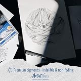 Staedtler 308 SB6P Pigment Liner Fineliner Set 4 + 2 Free Black view 13
