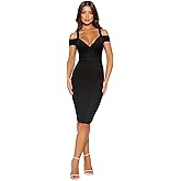Hybrid & Company Womens Sexy V Neck Stretchy Bodycon Party Bandage Dress
