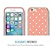 iPhone 6S Case, Maxboost [Vibrance Designer Series] Optimal Protective Case Cover for iPhone 6 / iPhone 6S (4.7 Inch) with Gold Frame - Pink-A-Dot