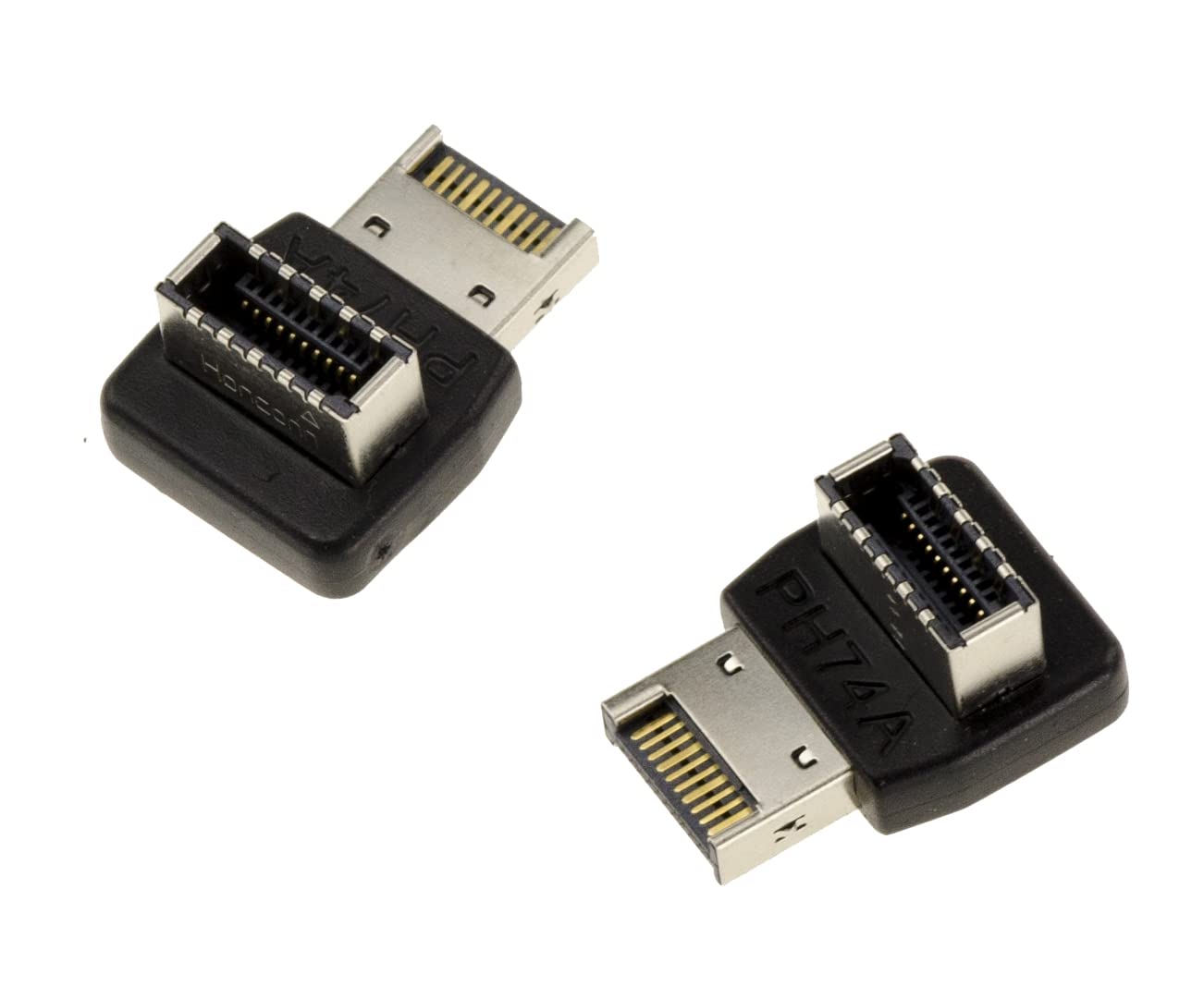 KALEA-INFORMATIQUE USB Type E Male to Female 90 degree angle adapter