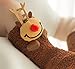 LHX-557 2 Pack Christmas Holiday Elk Socks for Kids - Christmas Design
