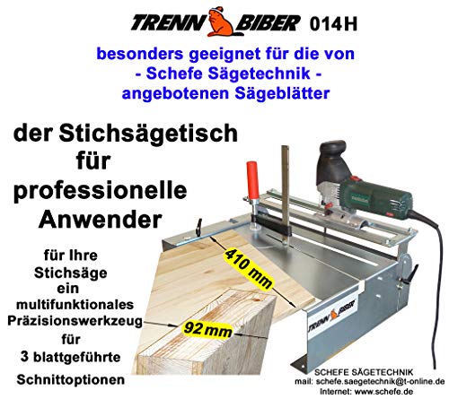 Stichsägetisch 014H + 8 Stichsägeblätter - statt Kreissäge … – Bild 3