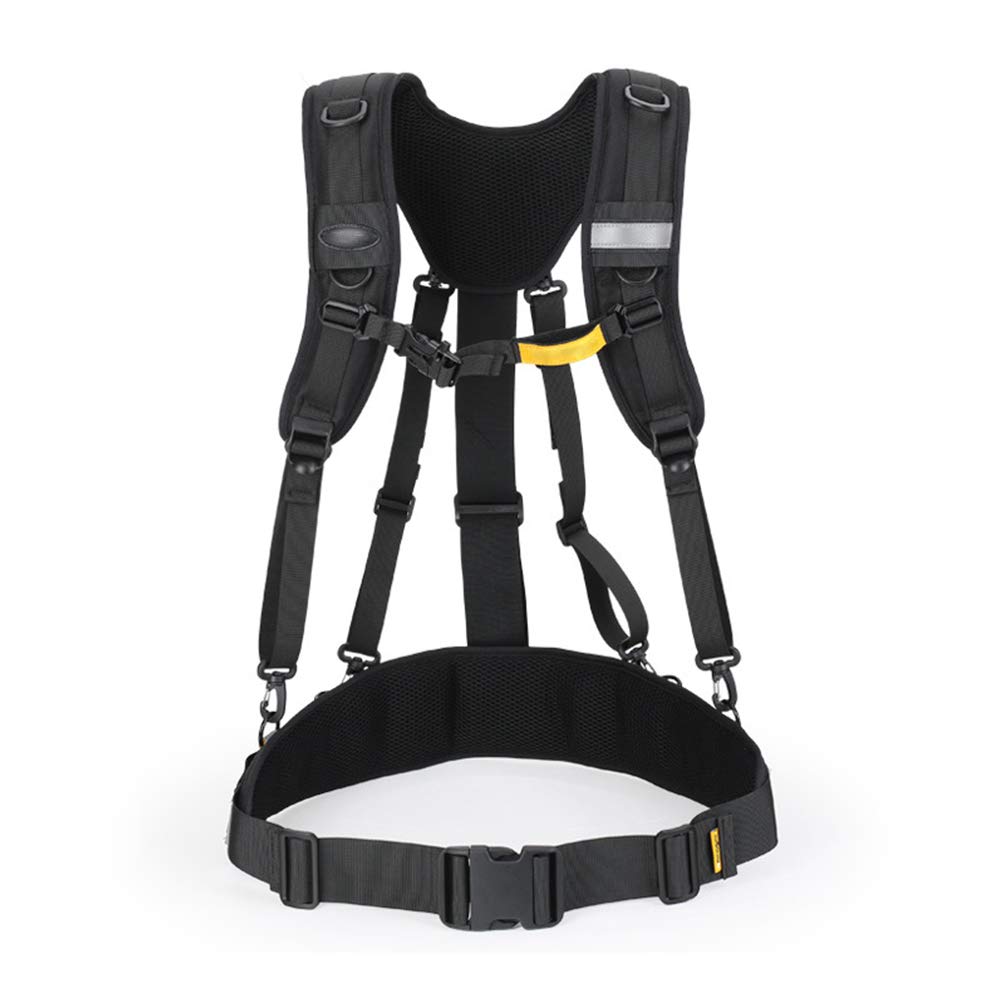 TRF Camera Harness, Waterproof Camera Carrying Chest Vest System with Side Holster Cell Phone Pocket
