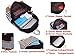 Girls School Backpack Striped Canvas Backpack High School Bag Women Casual College Laptop Backpack Coin Purse Blue