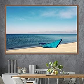 signwin Framed Canvas Wall Art Coastal Freedom Aerial...