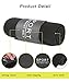 GIRL MELODY Waist Trimmer for Men & Women Premium Stomach Wrap Slim Sweat Sport Belt Waist Trainer(（Black) 41