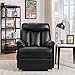 Domesis Renu Leather Power Lift Chair Recliner, Black