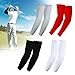The Elixir Golf Pack of 4, Assorted UV Protective Sun Block Compression Arm Sleeves Arm Cooler Cooling Sleeves Tattoo Cover