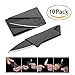 Credit Card Size Knife,Portable Folding Safety Knife, Mini Wallet Camping Outdoor Survival Pocket Wallet Tool(10 Pack)