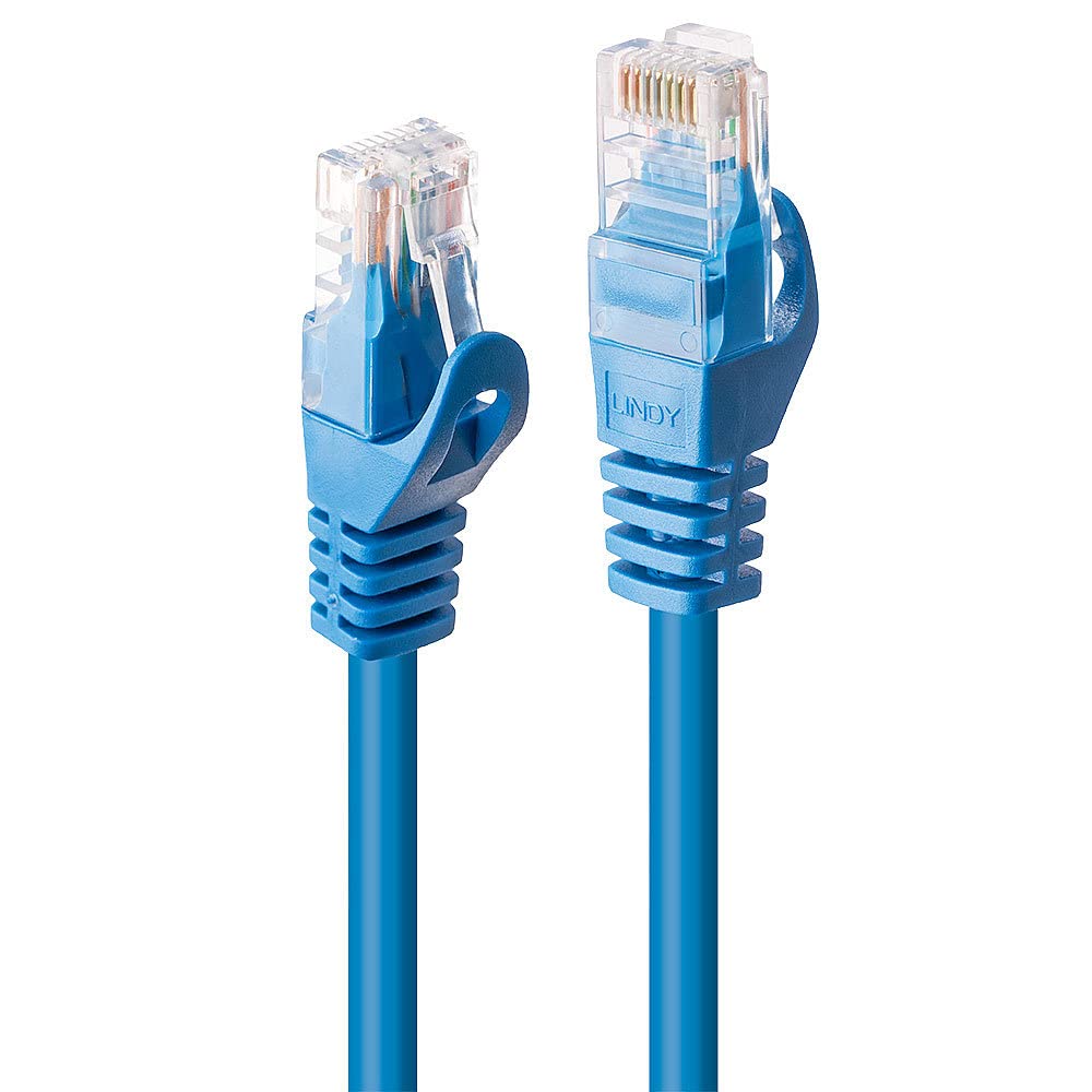 Lindy-cavo Network Cat. 6, U/UTP, 0.5 M blue