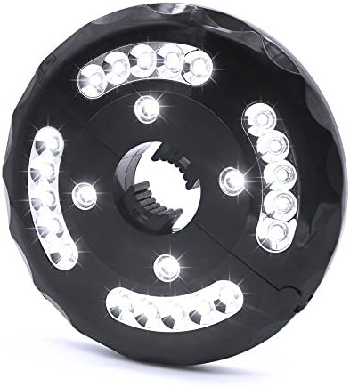 IARR 16 Prime Patio Umbrella Accessories Wireless 24 LED Light for Outdoor Use, 3 x AA Battery Operated, Umbrella Pole Light, for Patio Umbrellas, Outdoor Use, or Camping Tents