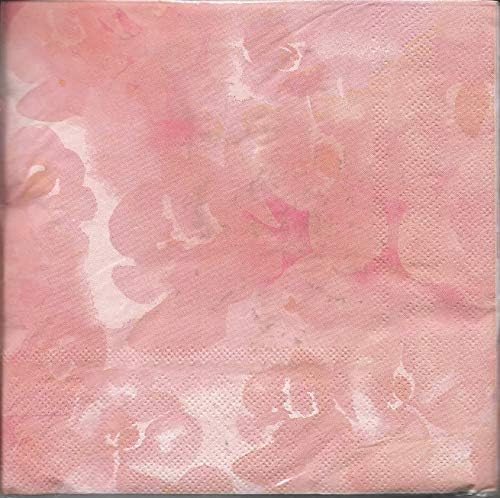 Lady Jayne LTD Paper Luncheon Napkins"Pink Watercolor Rose" 40 Count