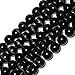 SHG Store 6mm Round Black Cat Eye Beads Strand 15 Inch Jewelry Handmade DIY Beads