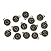 145 Pc Bronze Tone Random Alphabet Letter Pendants, 13x15mm Typewriter Keys Look - DIY Crafts, Jewelry Making, Charms