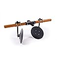 Heavy Hitch Multi-Purpose Disc Cultivator Garden Bedder 3-Point Attachment with Discs Only Powdercoated in Orange | USA Made for Compact/Sub-Compact Tractors