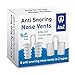AtoZ New Snore Stopper Nose Vents - Anti Snoring Devices Set of 8 - Snoring solution nasal dilators - Stop Snoring Nasal Dilator - Anti snore nasal strips