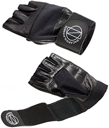 Dacaron Unisex Weightlifting Gloves, Exercise, 12" Wrist Wraps, XX-Large