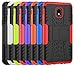Yiakeng Galaxy J7 Refine Case - Shockproof Protective with Kickstand for Samsung J737V, J737T (Black)