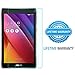 ASUS ZenPad C 7.0 Z170C Glass Screen Protector, OMOTON Tempered-Glass Screen Protector with [9H Hardness] [Premium Crystal Clear] [Scratch-Resistant] [No-Bubble Installation], Lifetime Warranty