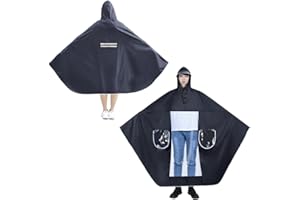 XGOPTS Unisex Adult Poncho Waterproof Rain Poncho Outdoors Bike Ebike Motorcycle Scooter Cycling Jacket Raincoat Cape Rain Cover