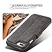 iPhone 8 Plus Case, iPhone 7 Plus Case, Pasonomi iPhone 7 Plus Leather Wallet Case - [Slim Fit] Vintage Flip Case Cover with Stand Function & Credit Card Slots for iPhone 8 Plus & 7 Plus (Black)