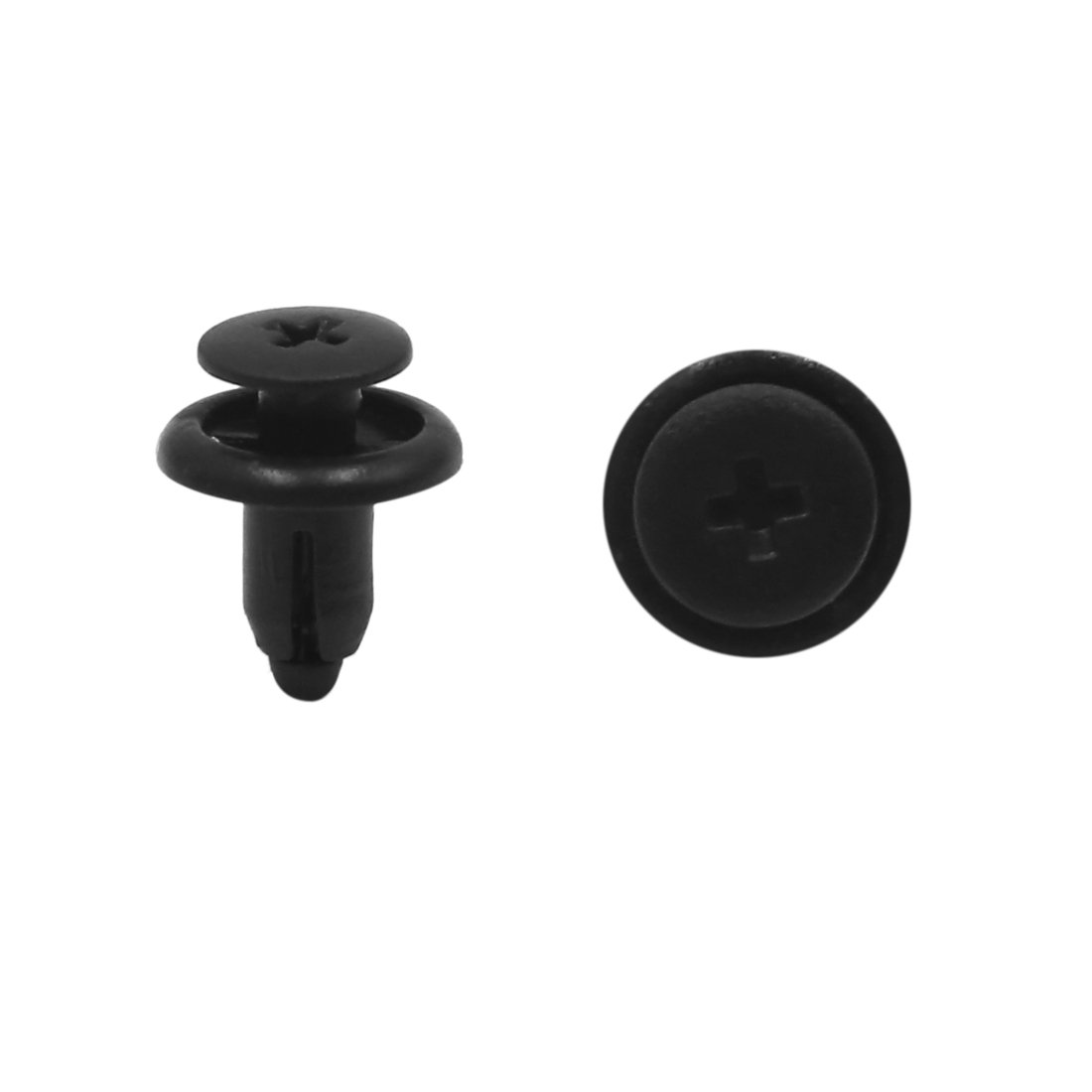 sourcing map 100Pcs 6mm Hole Rivets Car Door Bumper Fender Retainer Clips
