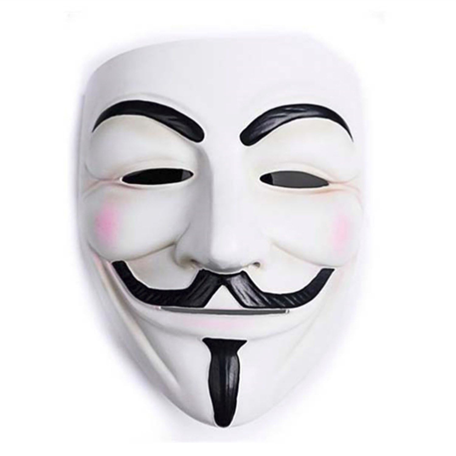 LEKAAB Halloween Guy Fawkes Mask - Anonymous V for Vendetta Inspired Cosplay Party Mask
