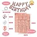 40th Birthday Decoration for Women by OUGOLD , 40th Bday Decorations, Rose Gold Party Supplies, 40 tiara and sash rose gold Party Decorations for 40 Forty Years Old Birthday Party