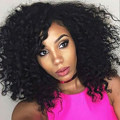 AOSI WIG Curly Wigs For Black Women Synthetic Long Curly Wigs Heat Resistant Wigs