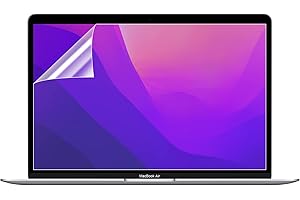 ANTOGOO V 2 Pack Compatible with MacBook Pro 13 inch (2016-2022 / M1, M2) and MacBook Air 13 inch (2018-2021 / M1) Glare Reducer Screen Protector, Eye Protection Anti Glare Film/Anti Fingerprint Matte Laptop Screen Protector