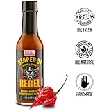 Aubrey D. Rebel Extreme Carolina Reaper 51 Hot Sauce, 2 Bottles 5 Ounce each